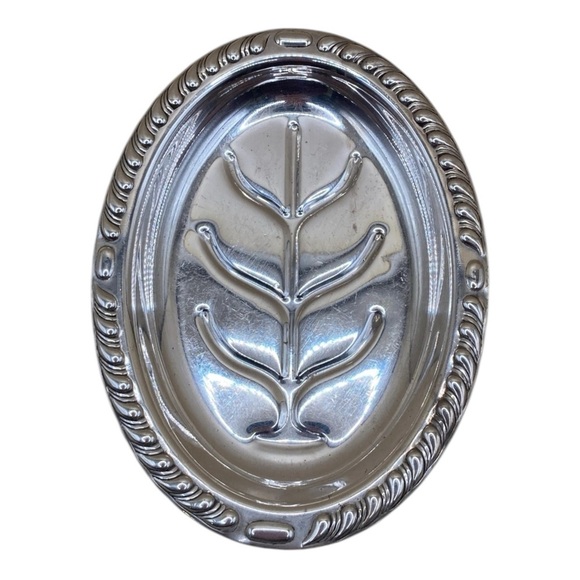 Canterbury Silver Plated Tree of Life Oval Dish - Picture 3 of 13